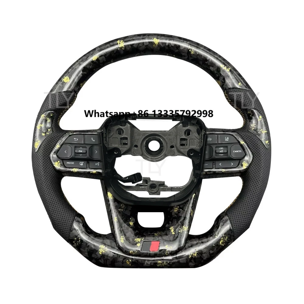 

Car Accessories for‘Toyota Customized Forged Carbon Fiber Steering Wheel for Harrier Venza RAV4 Highlander Corolla Camry Avalon