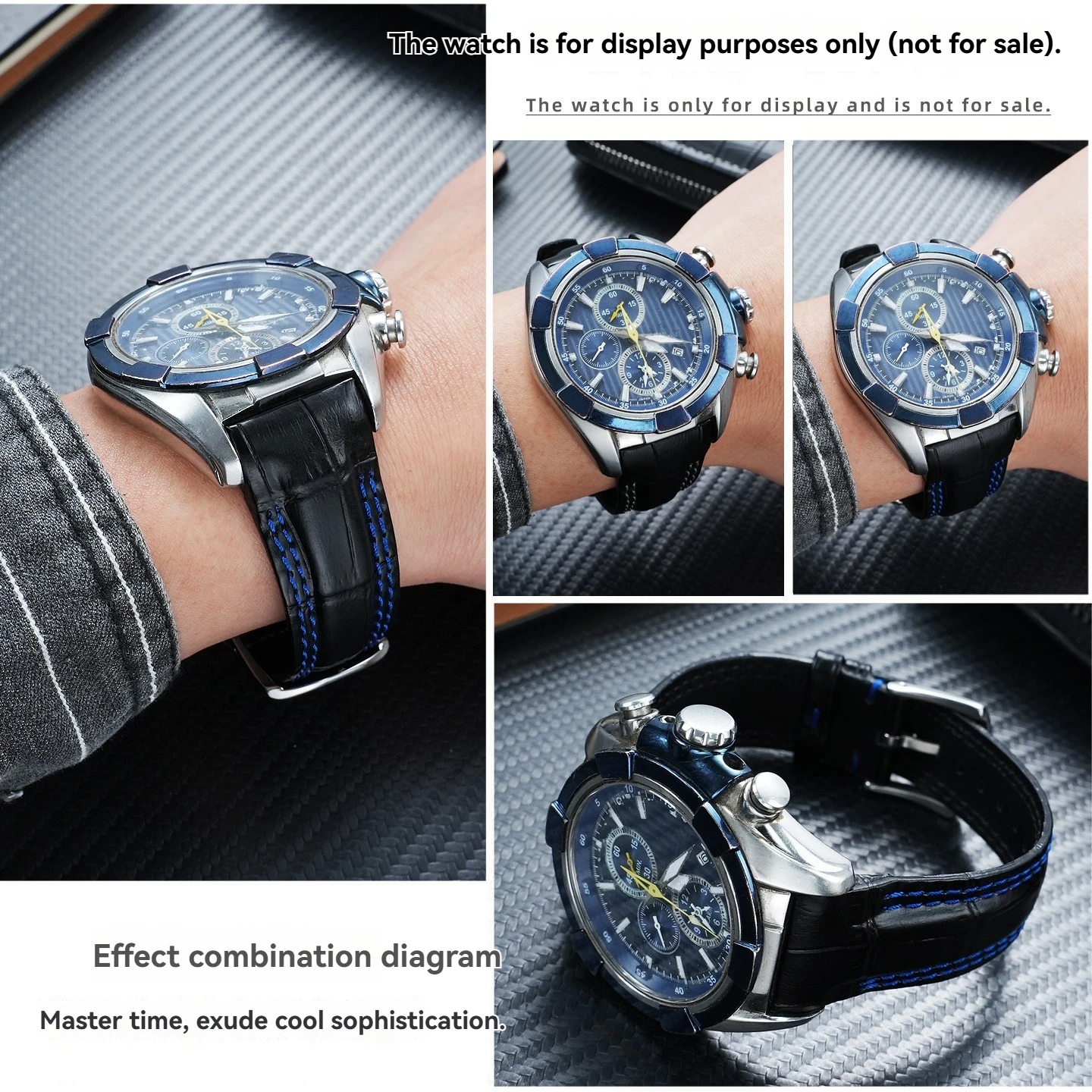 22mm Cowhide Watchband For SEIKO Velatura series SNAF39P2 SNAF60P2 Genuine Leather Strap Dedicated interface Men's Bracelet