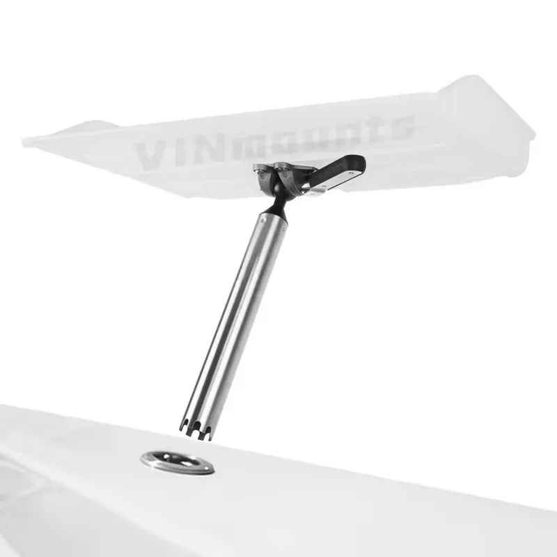 Adjustable Boat Rod Holder Mount for Bait Board Cutting Table/BBQ Grill 360 Swivel Marine-Grade Easy Install