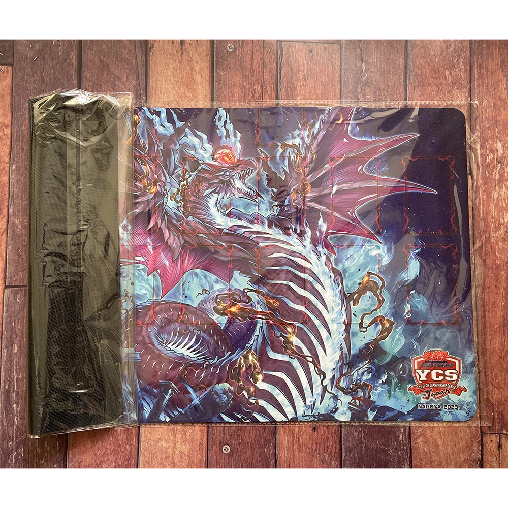 Yugioh-almohadilla de tarjeta de dragón Flamberge, Ojos de serpiente, YGO Mat KMC TCG Mat-417