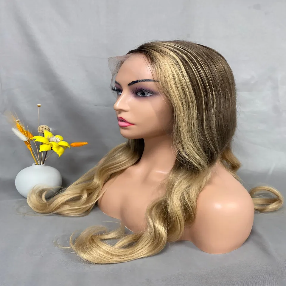 Lace Front Wig Honey Blonde Human Hair Body Wave Lace Front Wigs 13X4 Lace Front Human Hair Brazilain Virgin Wigs 26 Inch