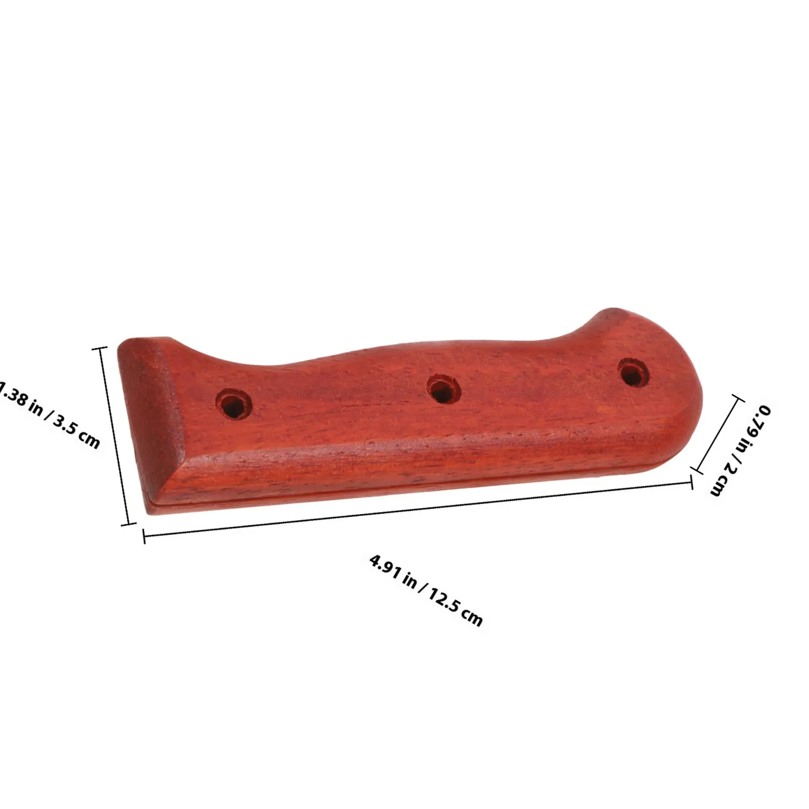 1 set 1 Set Knife Handle Replacement Wood Grip For Kitchen Cutter Chopping Tool Lightweight Non-Skid Comfortable Portable Chef view 2