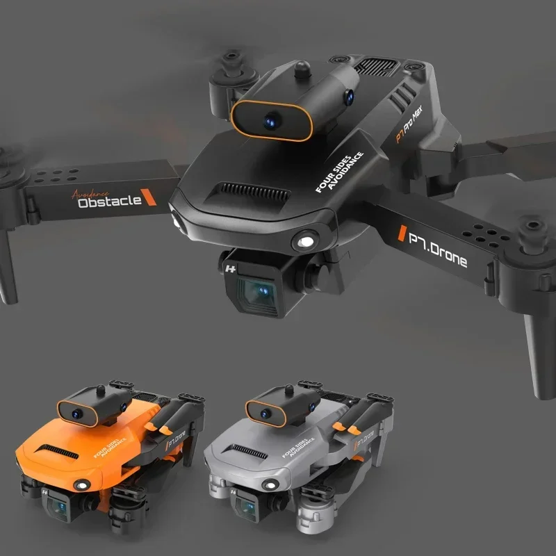 New Drone P7 HD Dual Camera for Anti Wind Aerial Photography Quadcopter Drones 360⁰ Obstacle Avoidance RC Dron Toys