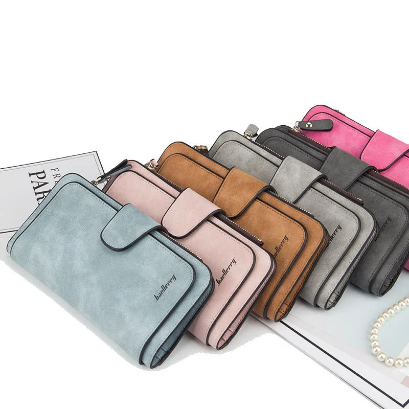 Women Long Wallet Coin Purse Large Capacity Multi-card Bit Clutch Bag Fashion High Quality Money Clip Mobile Phone Bag Wallets