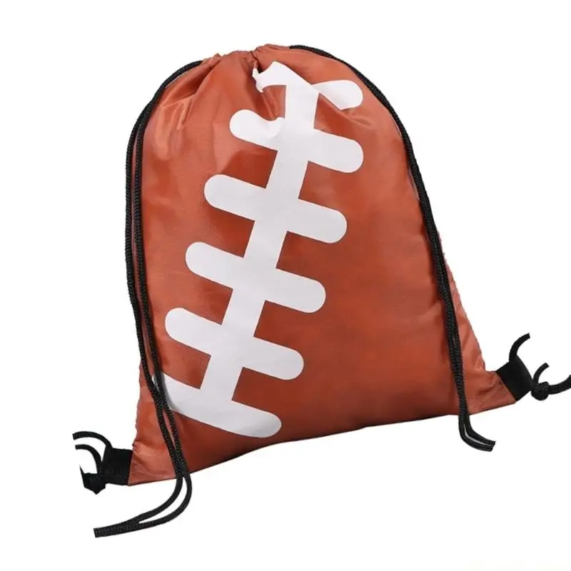 31BE Drawstring Backpacks Bag for Football Basketball Volleyballs Sport Gym Drawstring Backpacks Bags for Outdoor Sport
