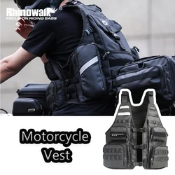 Rhinowalk Motorvest Verstelbare maat Motor Ademend Motorcrossvest Motorjas Rugzak Ondersteuning Waterzak en helm