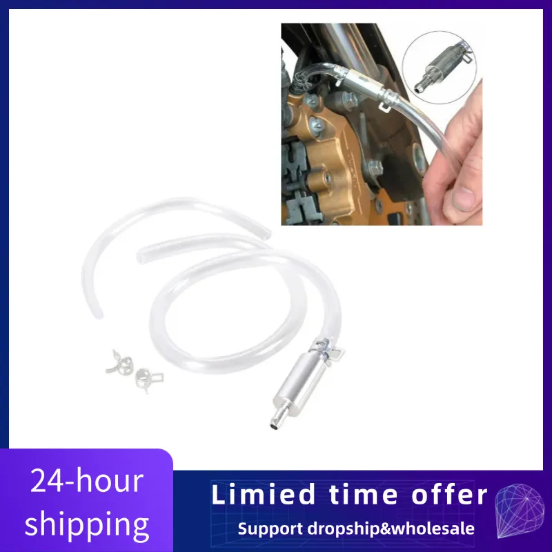 

Brake Fluid Bleeder Hose with One-Way Non-Return Check Valve Auto Car Vehicle Motorcycle Brake Clutch Bleeder Hose Pipe dropship