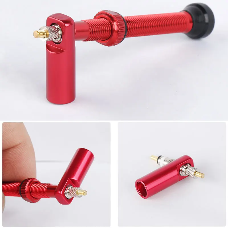 Deemount 2 in 1 Presta Caps F/V Valve Core Overhaul Install Tool CNC Anodized Alloy Light Weight Bicycle Valve Nipple 10/4/2PCS