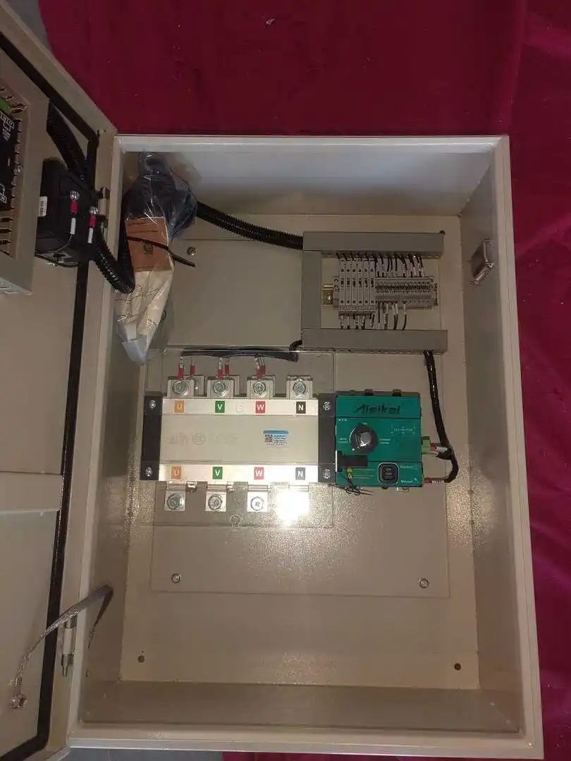 Automatic Transfer Switch Control Module Box PC Type Three Phase 4-Pole 30kA Breaking Capacity Diesel Generator Electrical