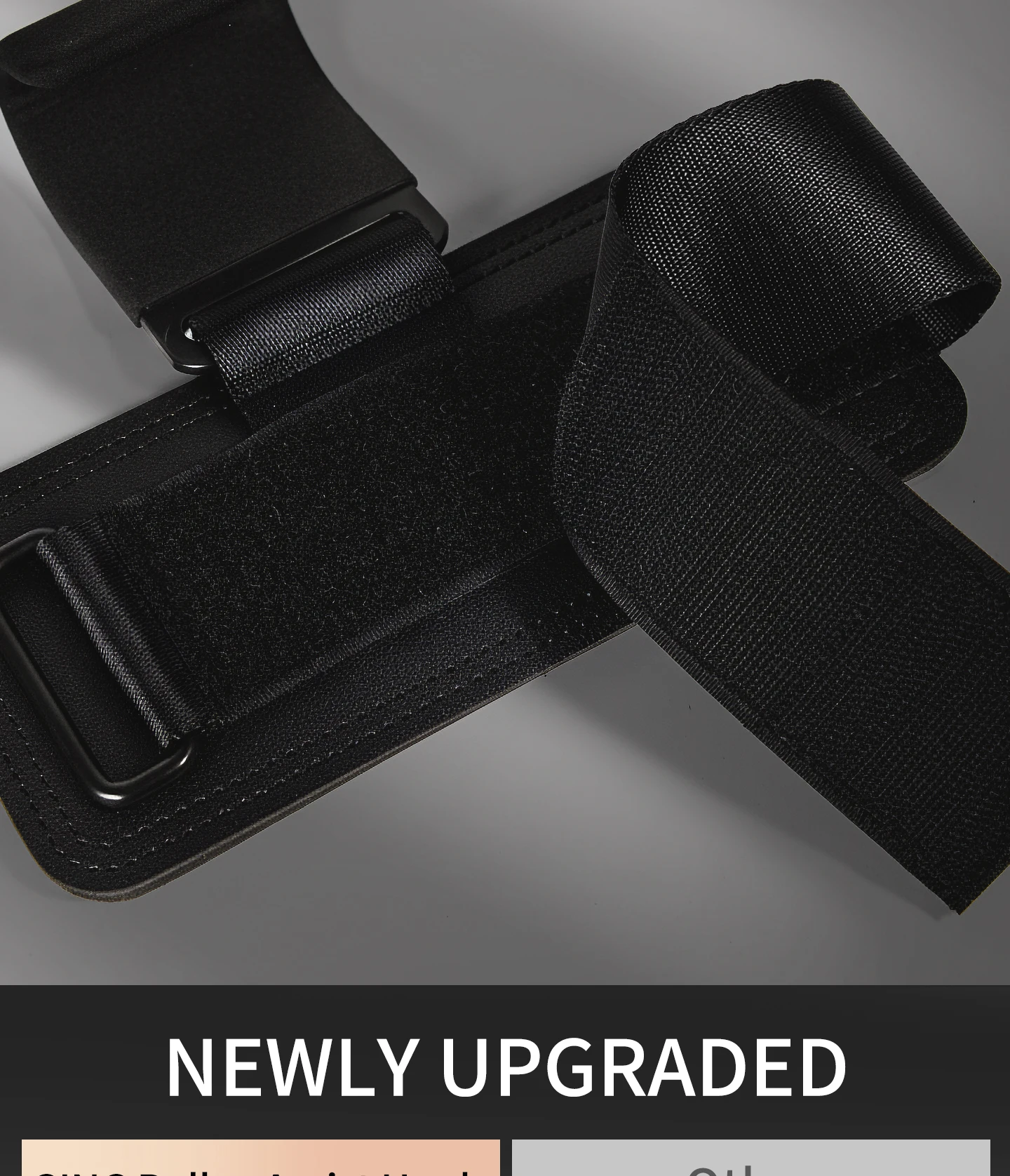 Gewichtheber-Hakengriffe mit Handgelenkbandagen, Fitness-Handgelenkriemen, Gewichtheber-Hakenriemen, Klimmzug- und Powerlifting-Handschuhe – Detail 5