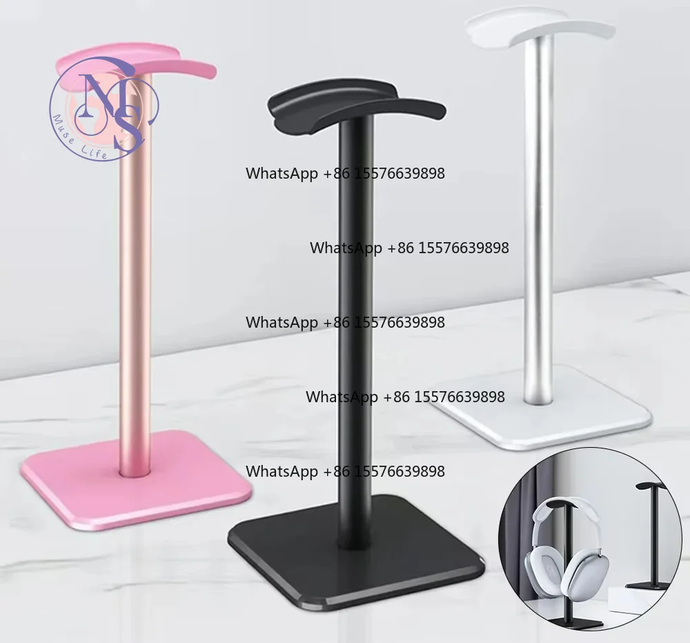 ZOCI-FOR Aluminium Alloy Headphone Stand Holder, Space Saving Desktop Gaming Headset Display Bracket Organizer