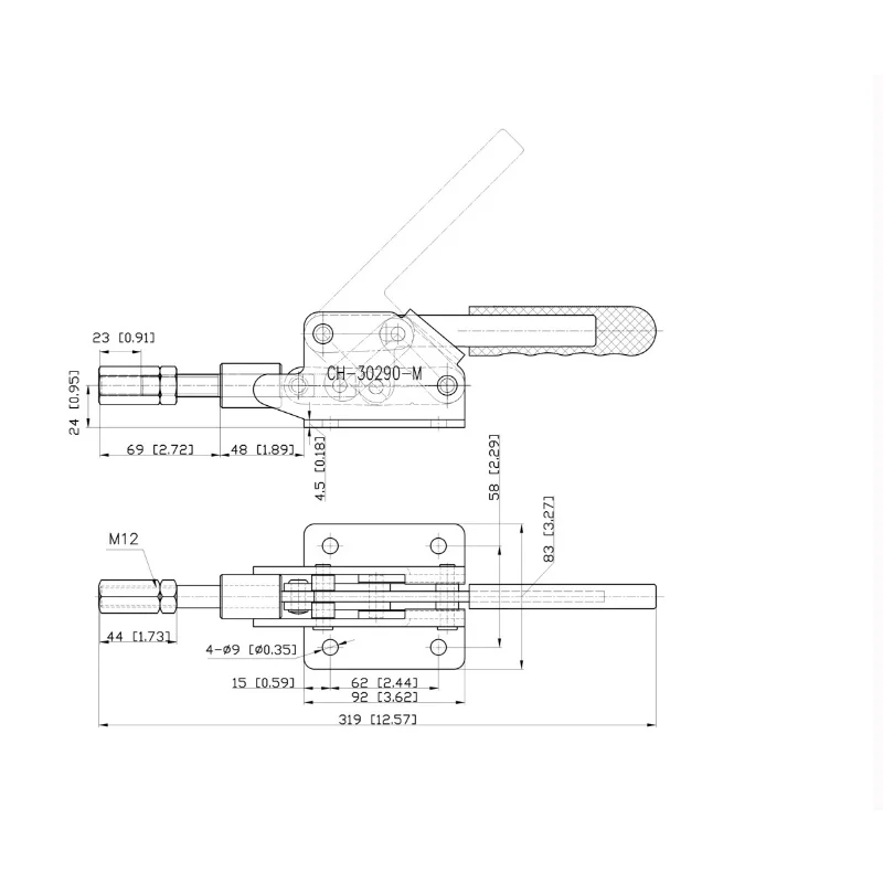 The product can be customizedSupply CH-30290M push-pull clamp welding clamp clamp