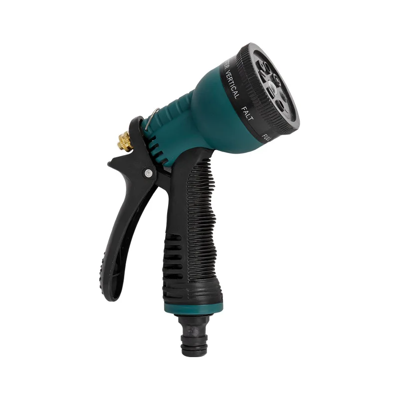 Pistola de Riego para Jardín, 8 Modos, Pulverizador de Alta Presión, Boquilla de Riego Ajustable para Plantas, Césped y Jardín
