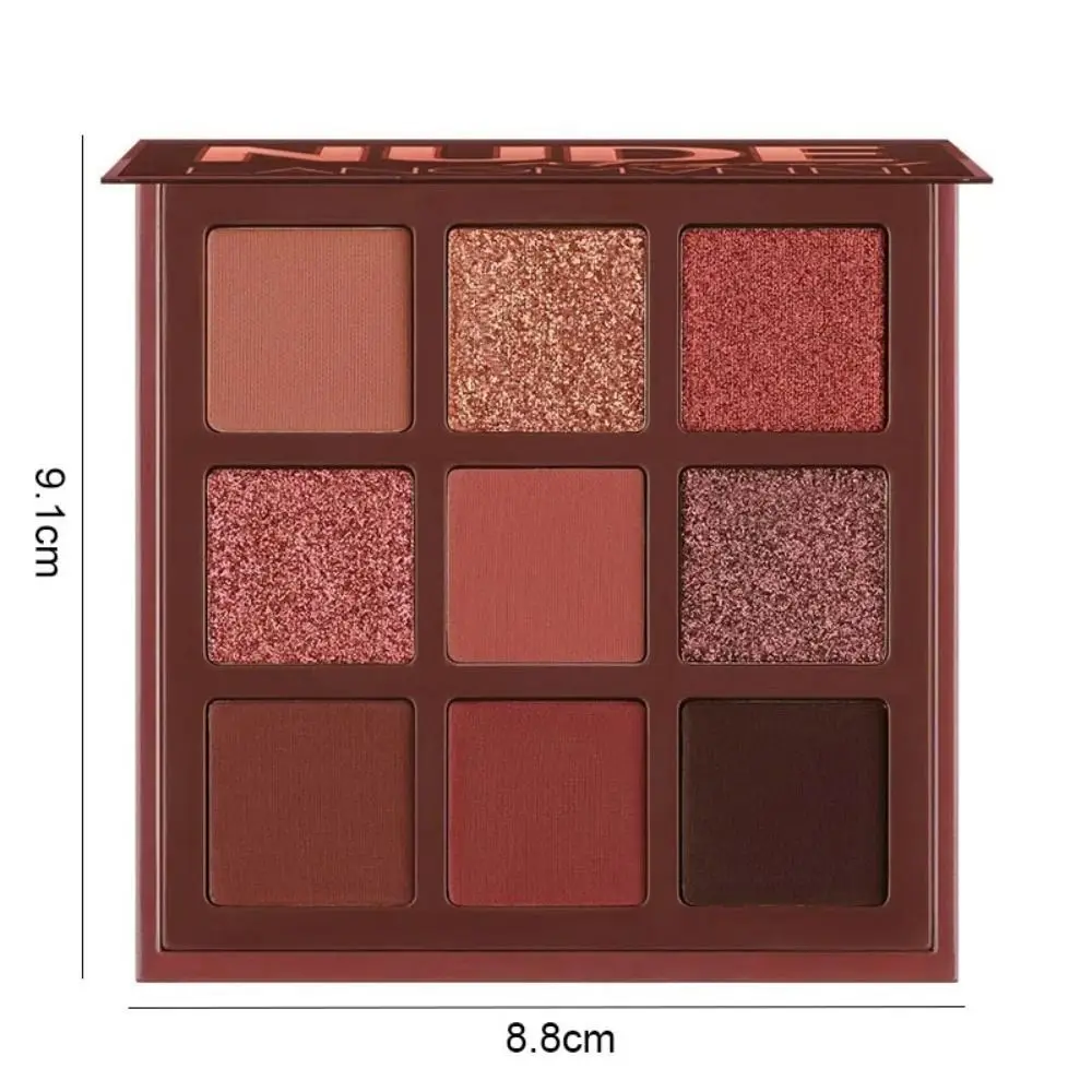 Nuova tavolozza di ombretti da 9 colori Tavolozza di trucco per occhi opaca naturale Trucco per ombretti multifunzionale a lunga durata