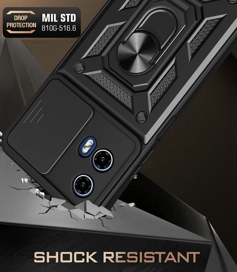 For Motorola Moto G04 G04S G14 G24 G34 G54 G84 5G Case Phone Camera Lens Protective Magnet Armor Shockproof Bumper Cover image 6