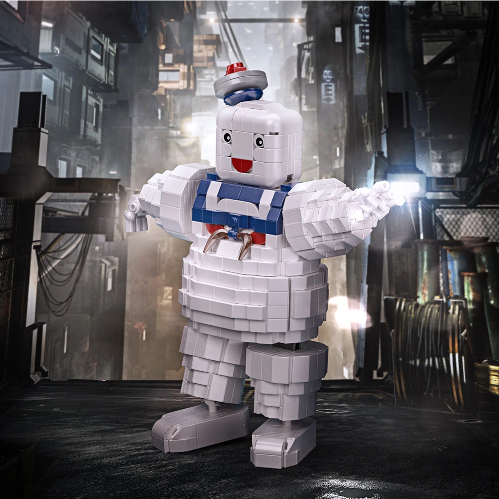 Stay Puft Marshmallow Man Building Block Toys, Ghostbust Action Figure Fantasy Adventure Movie Gifts for Boy Girl Kids Adults