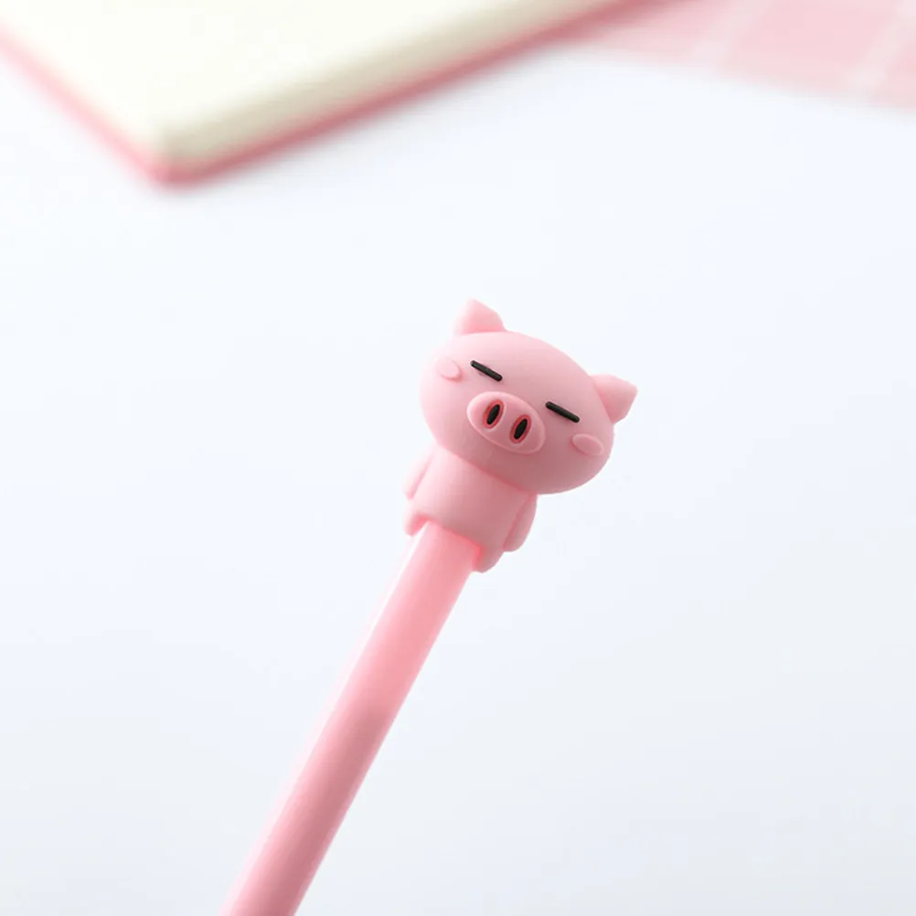 

16Pcs Cute Pig Gel Pen Set 0.5mm Black Ink Writing Pens for Notes Drawing School Supplies Office Stationery Gift Idea
