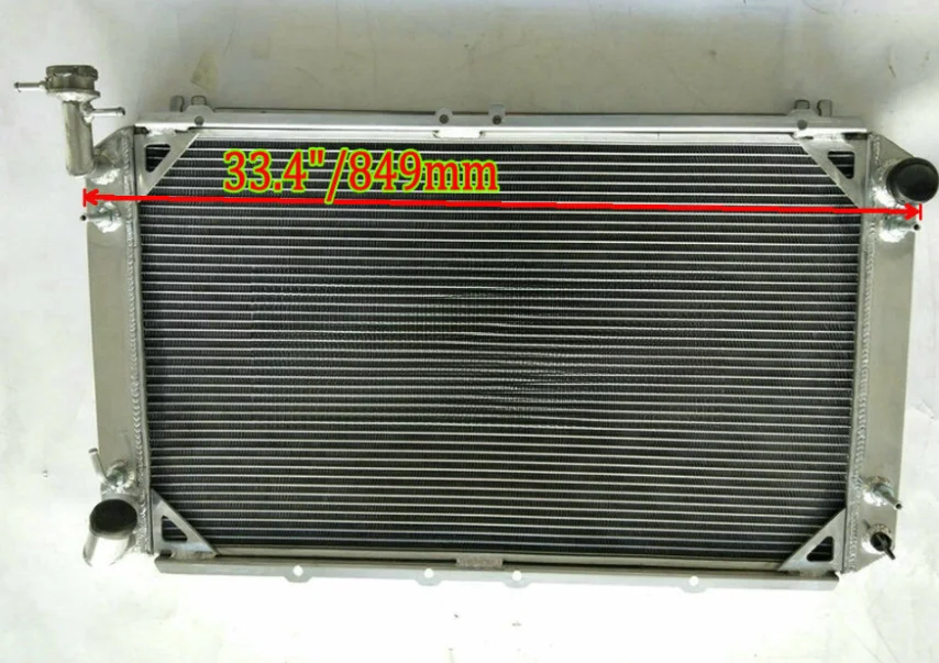 4 ROW Aluminium Radiator FOR 1987-1997 Nissan Patrol GQ 2.8/4.2L Diesel TD42&3.0 Petrol Y60 AT