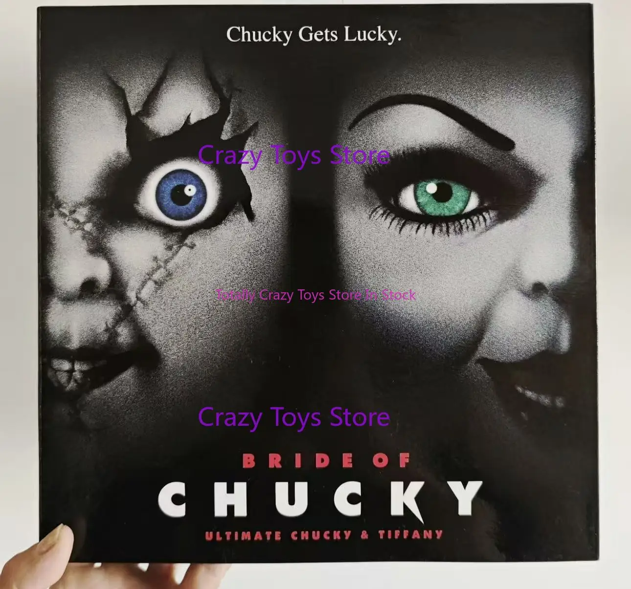 

In Stock NECA Chucky and Tiffany The Ultimate Bride 7-Inch Horror Action Figure 2-Pack Action Figure Toy Collectible Gift.