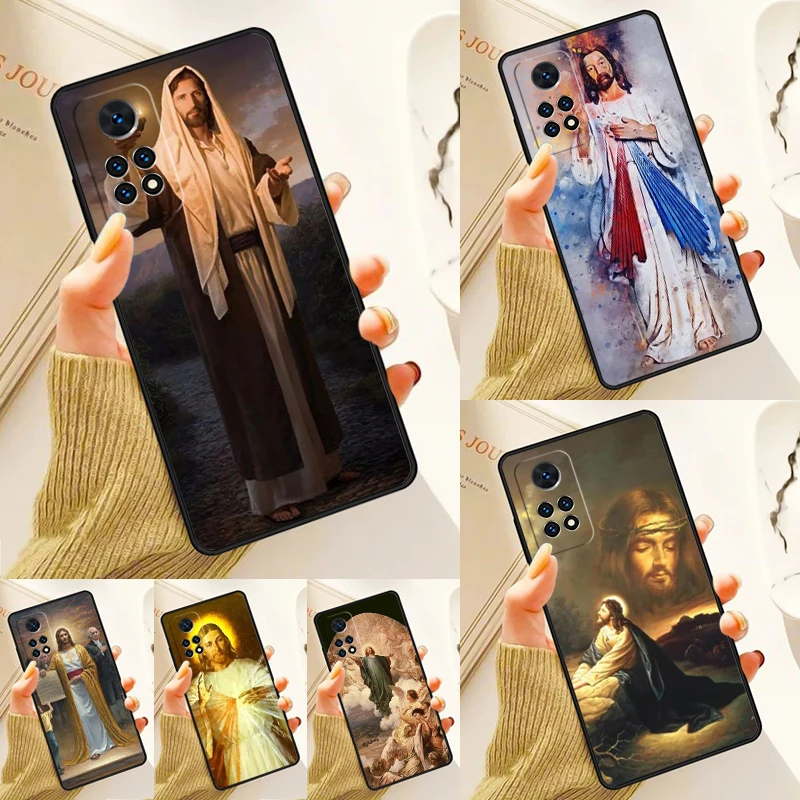 Divine Mercy Jesus Case For Samsung Galaxy S24 Plus S23 S20 S21FE Lite S22 Ultra Note 20 S8 S9 S10 Phone Coque