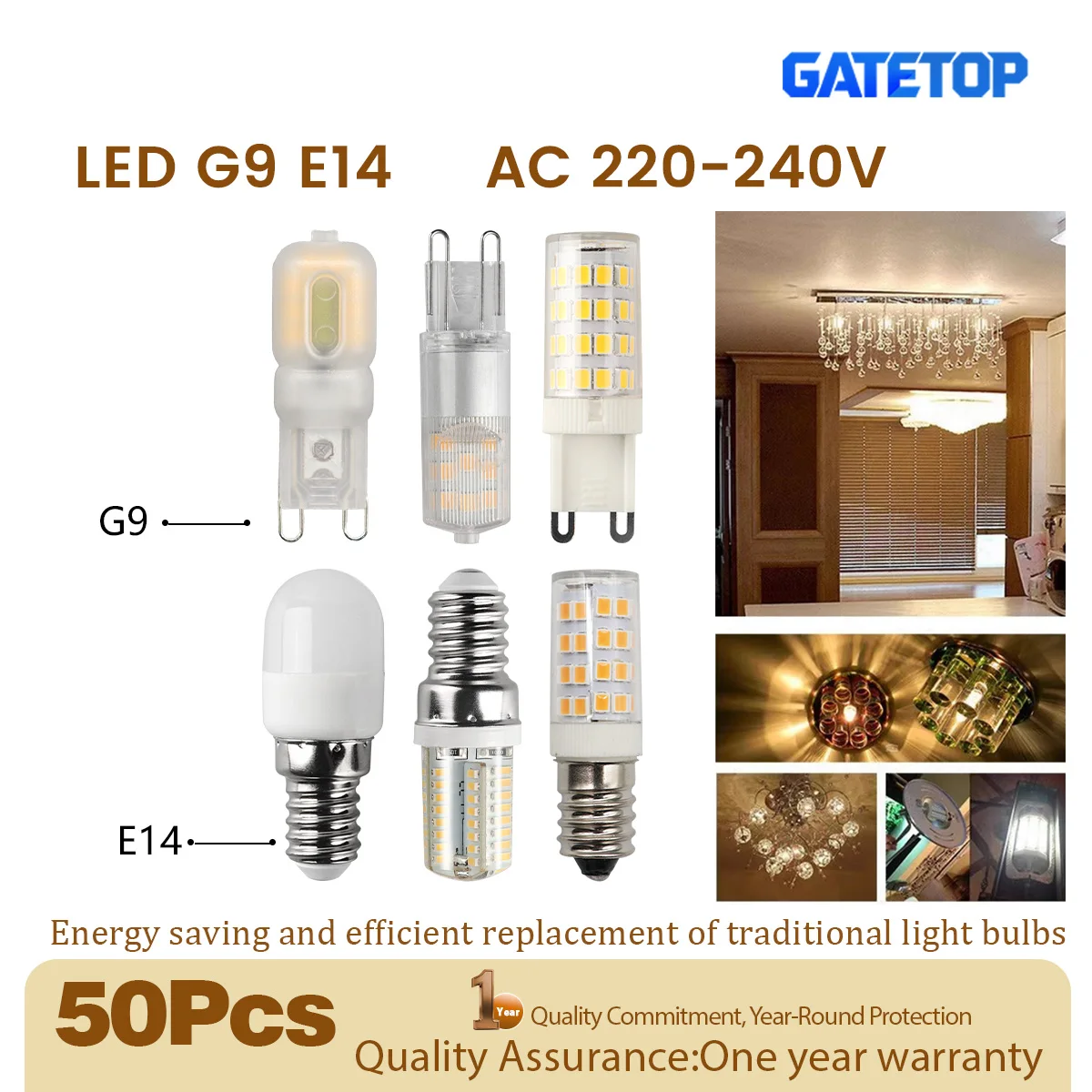 

50PCS G9 E14 LED Lamp 2W 3W 4W 220V 240V E14 Led Corn Bulb SMD 2835 LED G9 Light Replace 40W Halogen Lamp Light for Home Useful