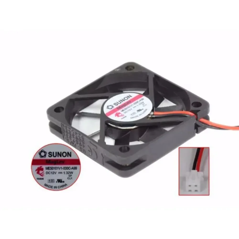 

Вентилятор охлаждения SUNON ME50101V1-000C-A99 DC 12V 1.32W 50x50x10мм, 2-проводной