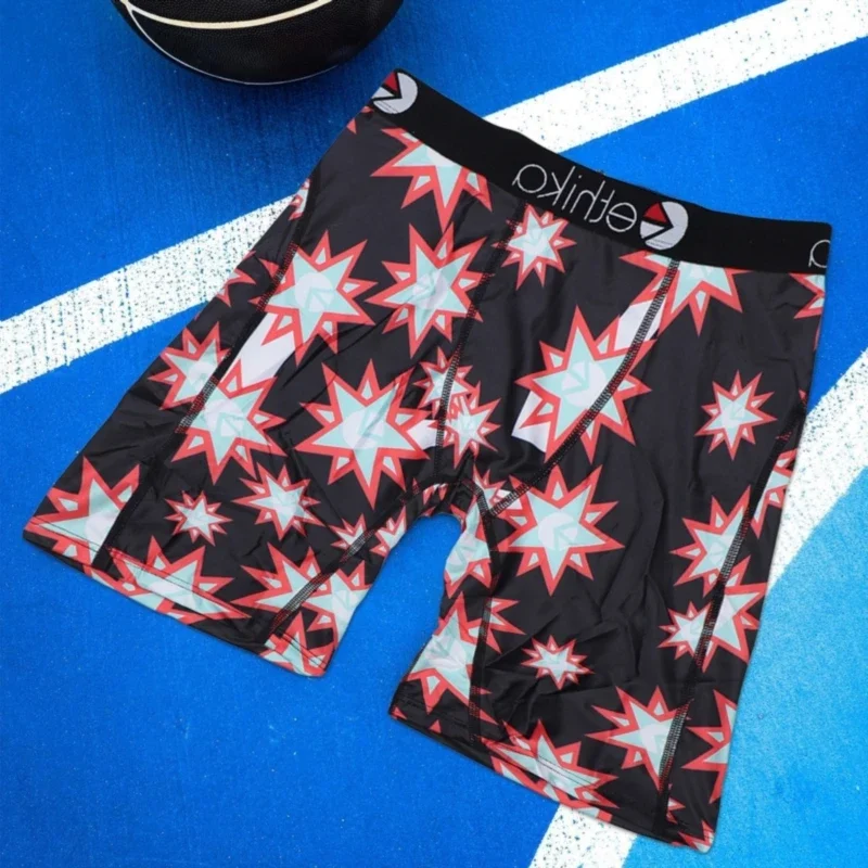 Men Underwear Boxers Fashion Printed  Male Panties Lingerie Men Underpants Boxershorts Trunks Plus Size Breathable Men\'s Boxers