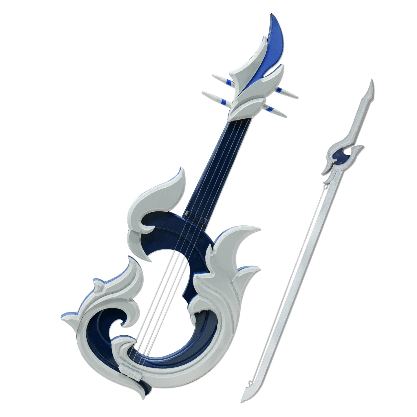 Honkai Star Rail Helektra Cosplay Double Swords Violin Bow Prop Hysilens Musical Role-play Prop