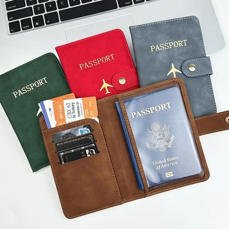 

Водонепроницаемый чехол для паспорта из искусственной кожи, кошелек для кредитных карт, стильный чехол для паспорта для женщин/мужчин, обложка для паспорта.