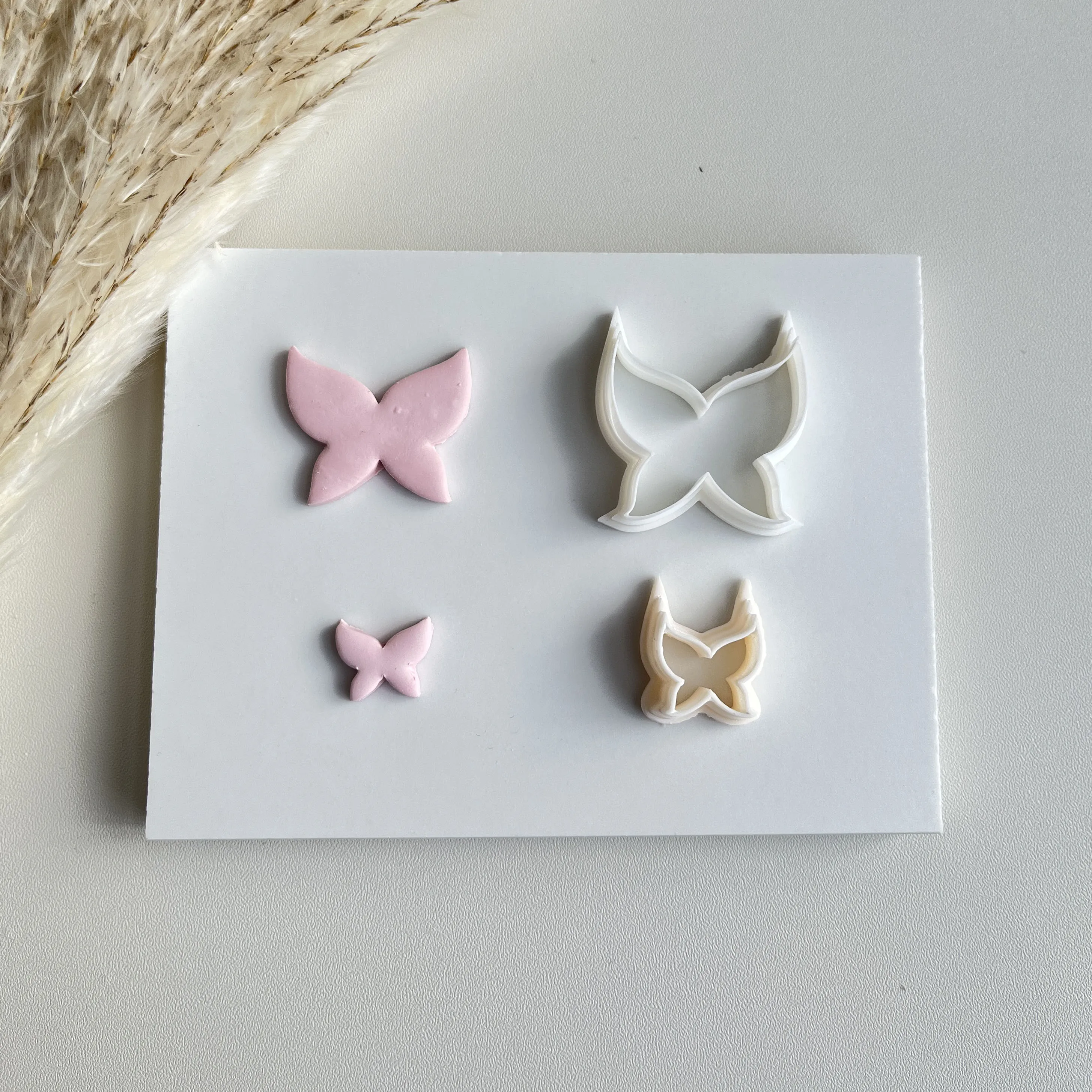 Different Sizes Butterfly Shape Polymer Clay Molds For DIY High Precision Earrings Jewellery Handmade Clay Tools