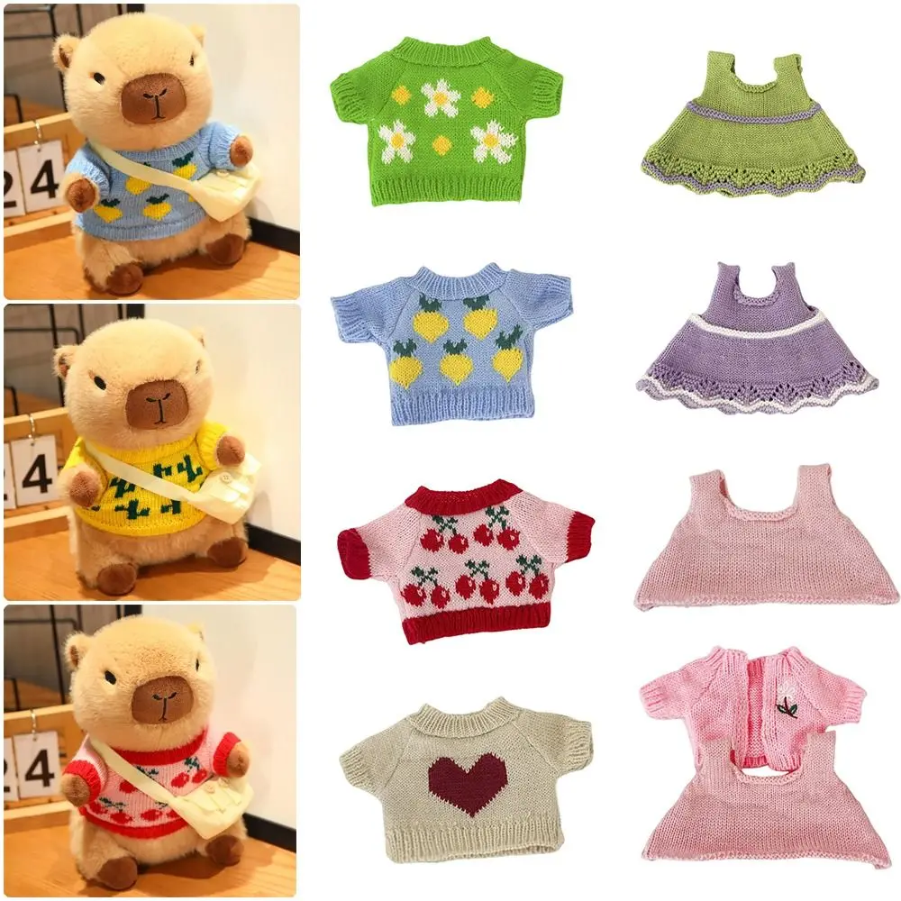 

New Sweater Capybara Doll Clothes Cartoon DIY Capybara Plush Doll Doll Accessories for Birthday Gift