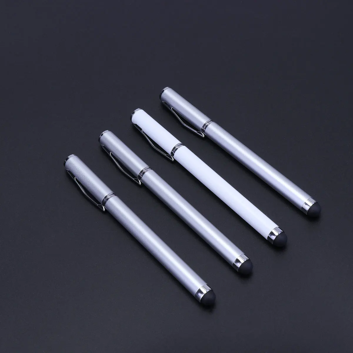 

10Pcs Capacitive Touch Screen Stylus 2-in-1 Ballpoint Pen for Tablets Smartphones Lightweight Durable Pen for Phone