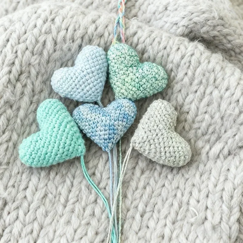 

Реквизит с хлопковым персиковым сердечком, наполненным любовью — аксессуары для вязаной крючком пряжи ручной работы, практичные для вспомогательного использования в студии и детской фотографии