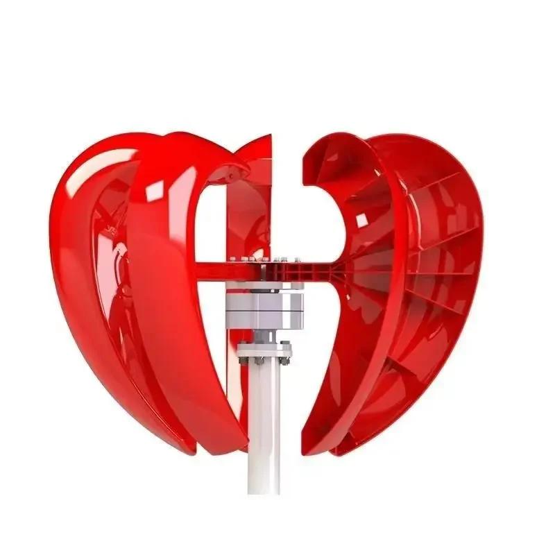 100/600 watt red heart wind turbine