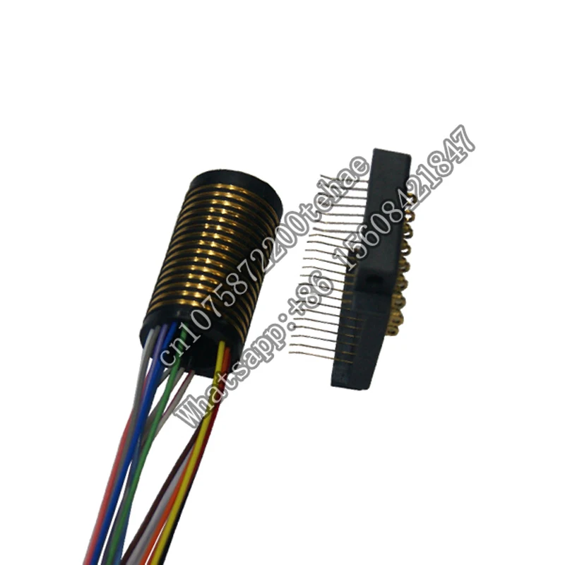 Separate Slip Ring with 15 Circuits Gold to Gold Contact Smooth Running and Low Electrical Noise