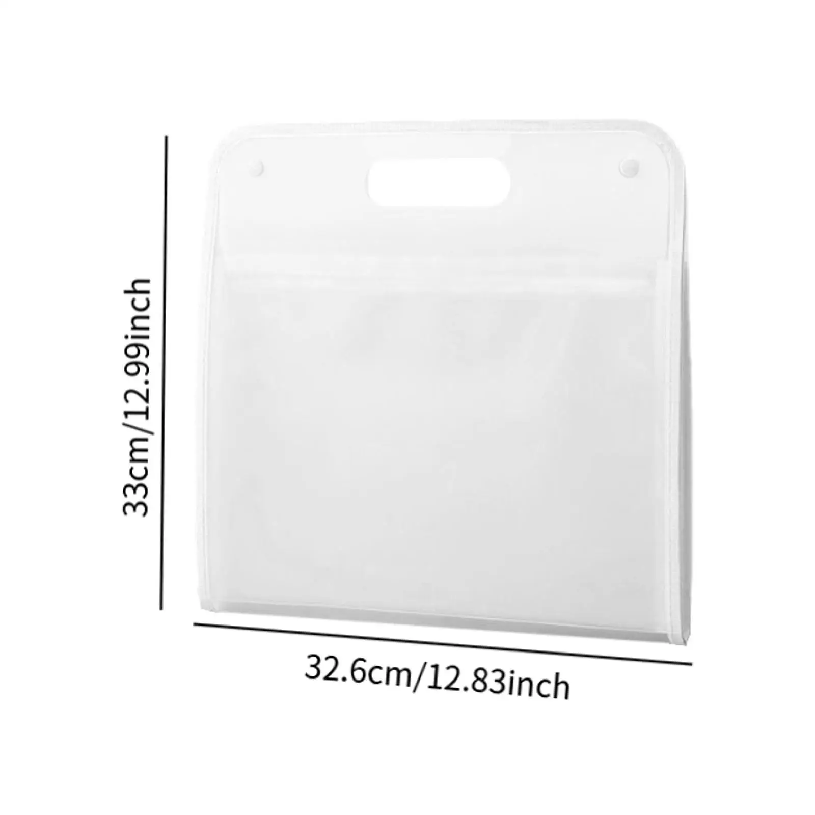 Portable A4 File Folder Versatile Documents Bag for School Travel Office