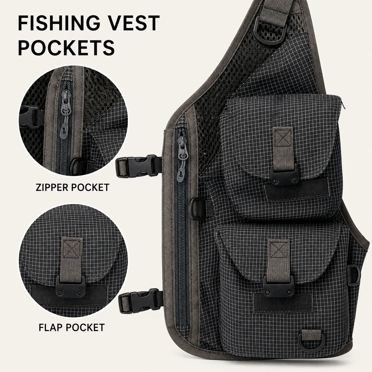 Gilet de pêche à la mouche pou - Fishing Vest avis et prix