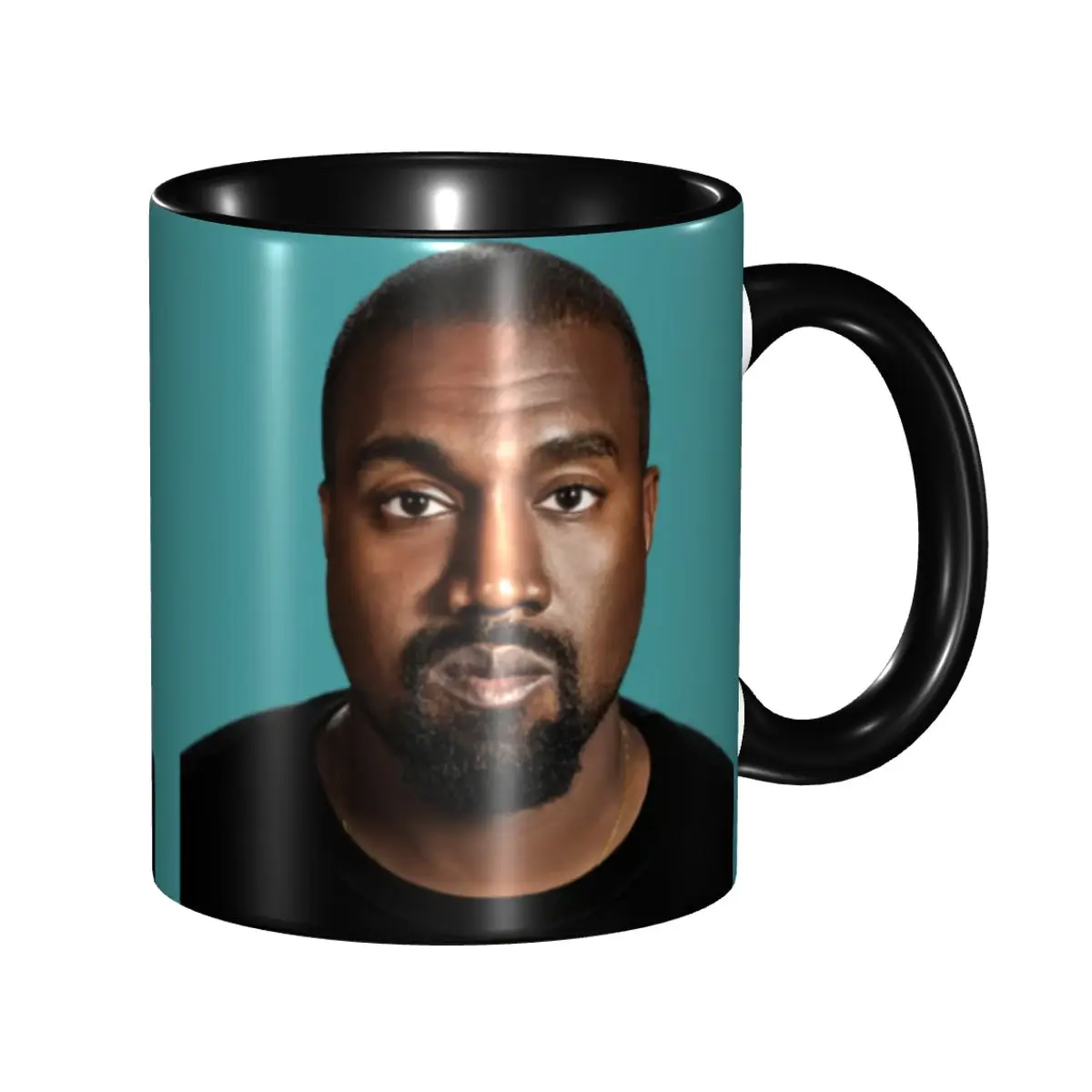 Funny Kanye West Meme Mugs Customized Rapper Music Producer Coffee Ceramic Mug Cup Creative Gift