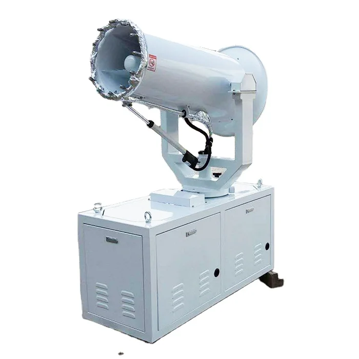 Industrial 60m Range Stainless Steel Fog Cannon With Engine For Mining Dust Suppression High Efficiency Automatic Control