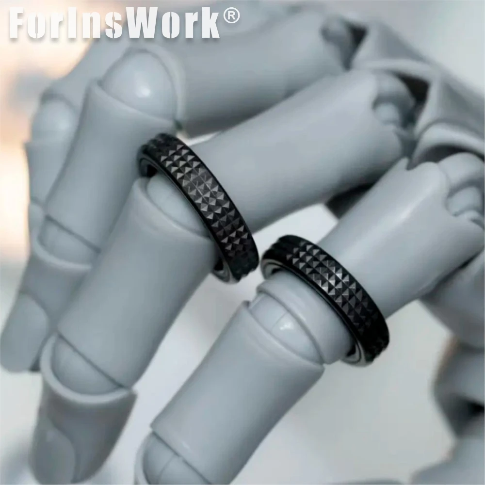 YEDC Magnetic Structure Zirconium PARIS ON YOUR FINGER Stress Relief Toy Mechanical Ring Fidget Toy Fidgets Slider