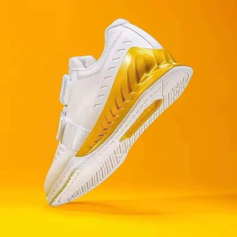 

2025 Новые тяжелоатлетические туфли для мужчин и женщин, высококачественные туфли для приседаний унисекс, роскошные брендовые домашние кеды, тренировочная обувь для пар