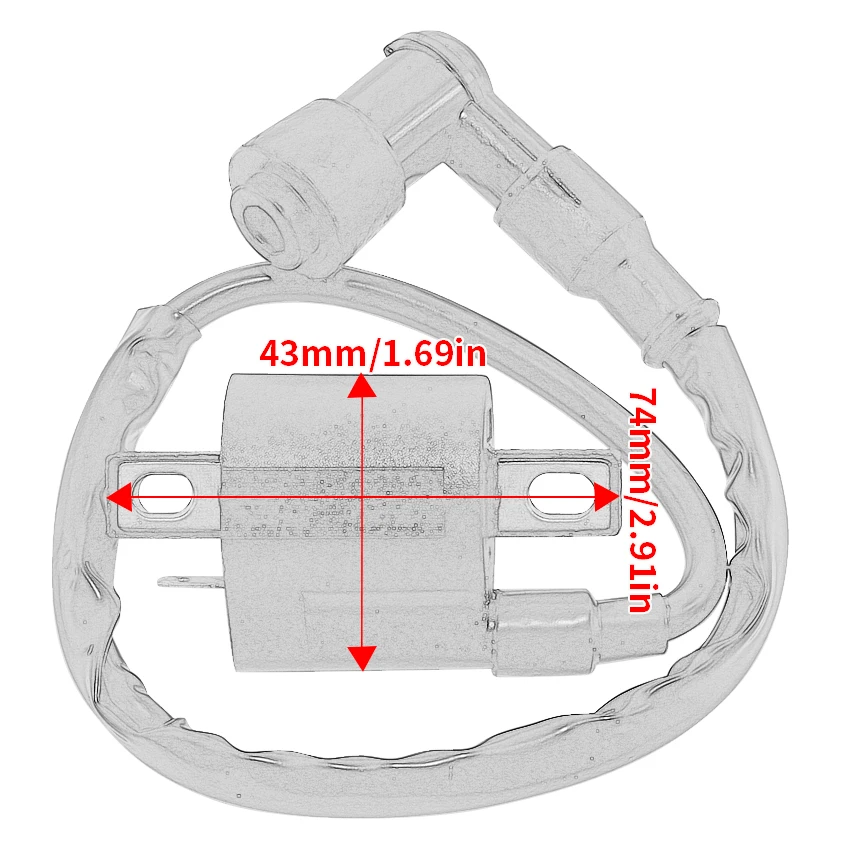 Motorcycle Boat Ignition Coil Assy For Honda Biz125 2006 2007 2008 2009 30500-KSS-500 Moto Accessories Best Selling High Quality