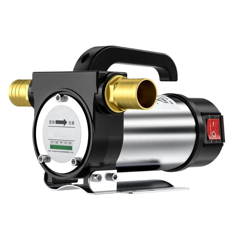 12V/24V/220V Forward and Reverse Electric Pumping Pump 50L/min Self-priming Pump DC Diesel Pump Fuel Dispenser 580W