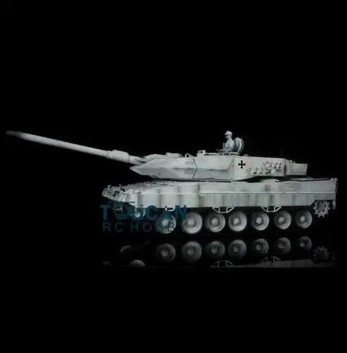 1/16 HENG LONG 7.0 Leopard2 A6 RTR Radio Controlled Tank 3889 Metal Tracks Barrel Recoil TH17638-SMT4