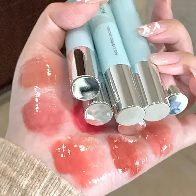 Brillo de labios Original y genuino Aztk, lápiz labial líquido, esmalte de labios, espejo, lápiz labial hidratante, cosméticos de maquillaje no pegajosos para mujer