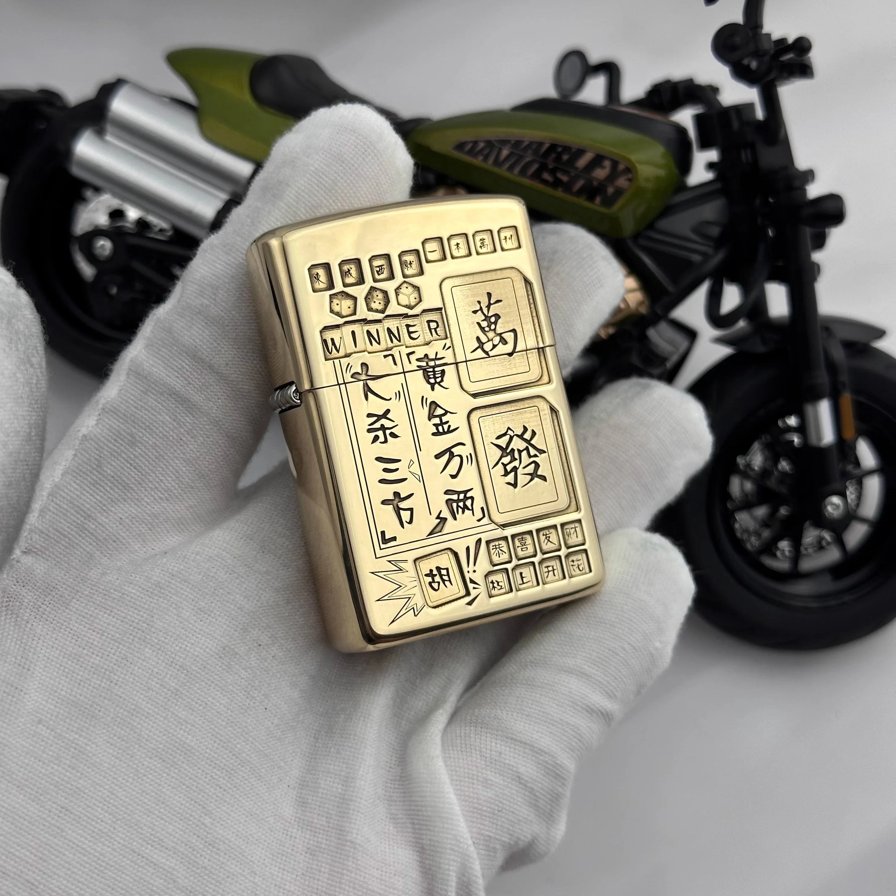 Brass Lighter Case Replacement Shell Cover Without Insert Fits Zippo Standard Models