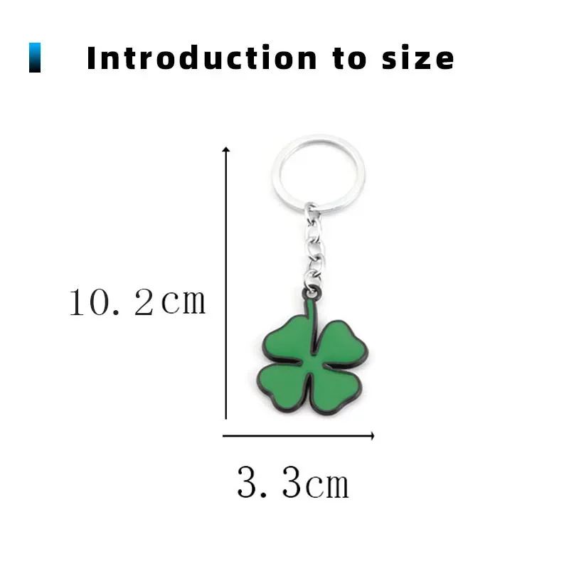 Four Leaf Clover Car Logo Keyfob Keychain Creative Key Holder Keyring for Peugeot Mazda BMW Infiniti KIA Nissan Hyundai