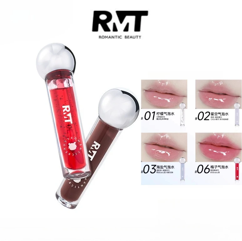 RMT Bobo Lip Oil Stack Batom Gloss Lip Gloss Hidratante Lip Oil Hidratante Essência Gloss