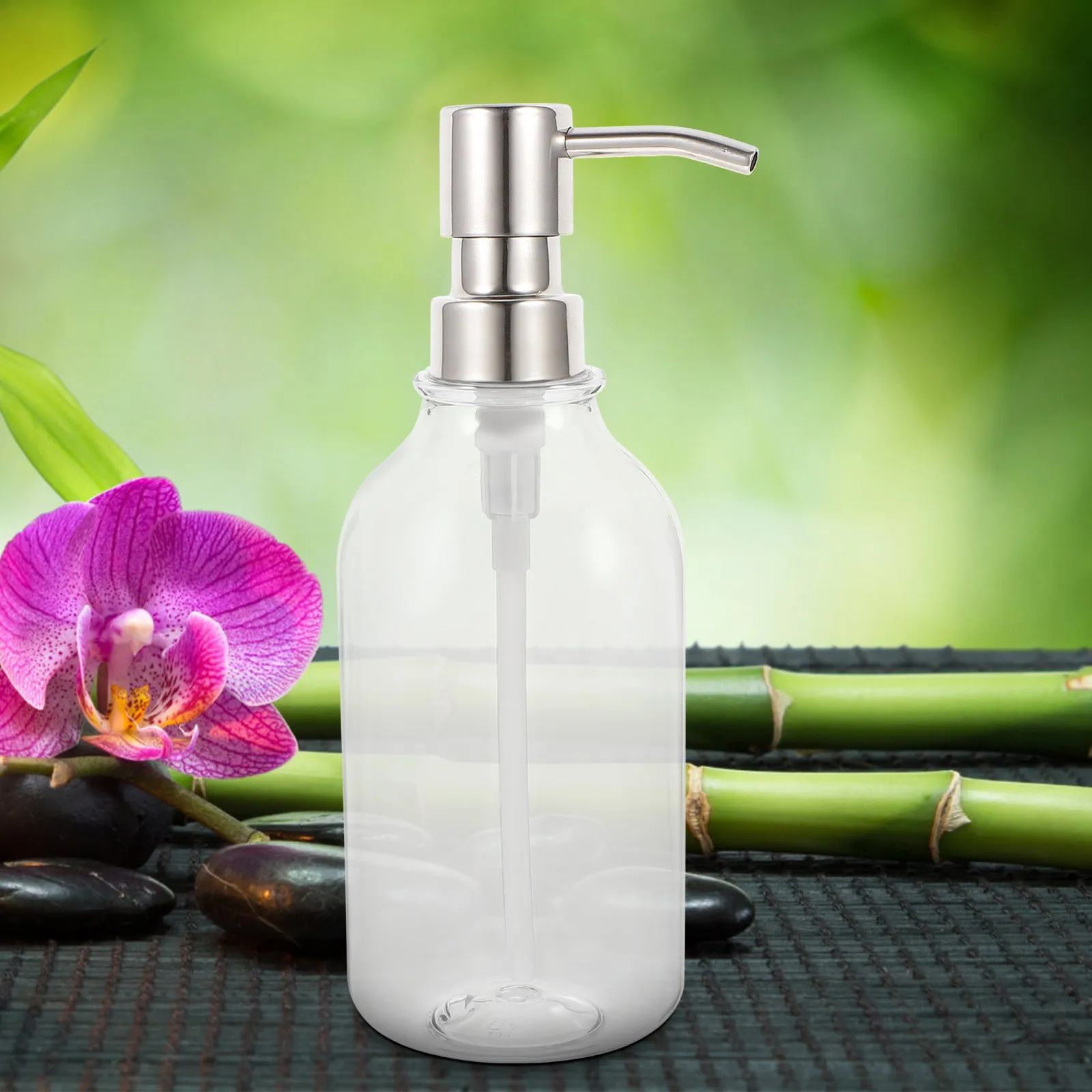 Press Pump Dispenser 28 Thread Size Classic Stainless Steel Lotion Pump Lid for Bottles Easy Dispensing Rust Proof Replacement
