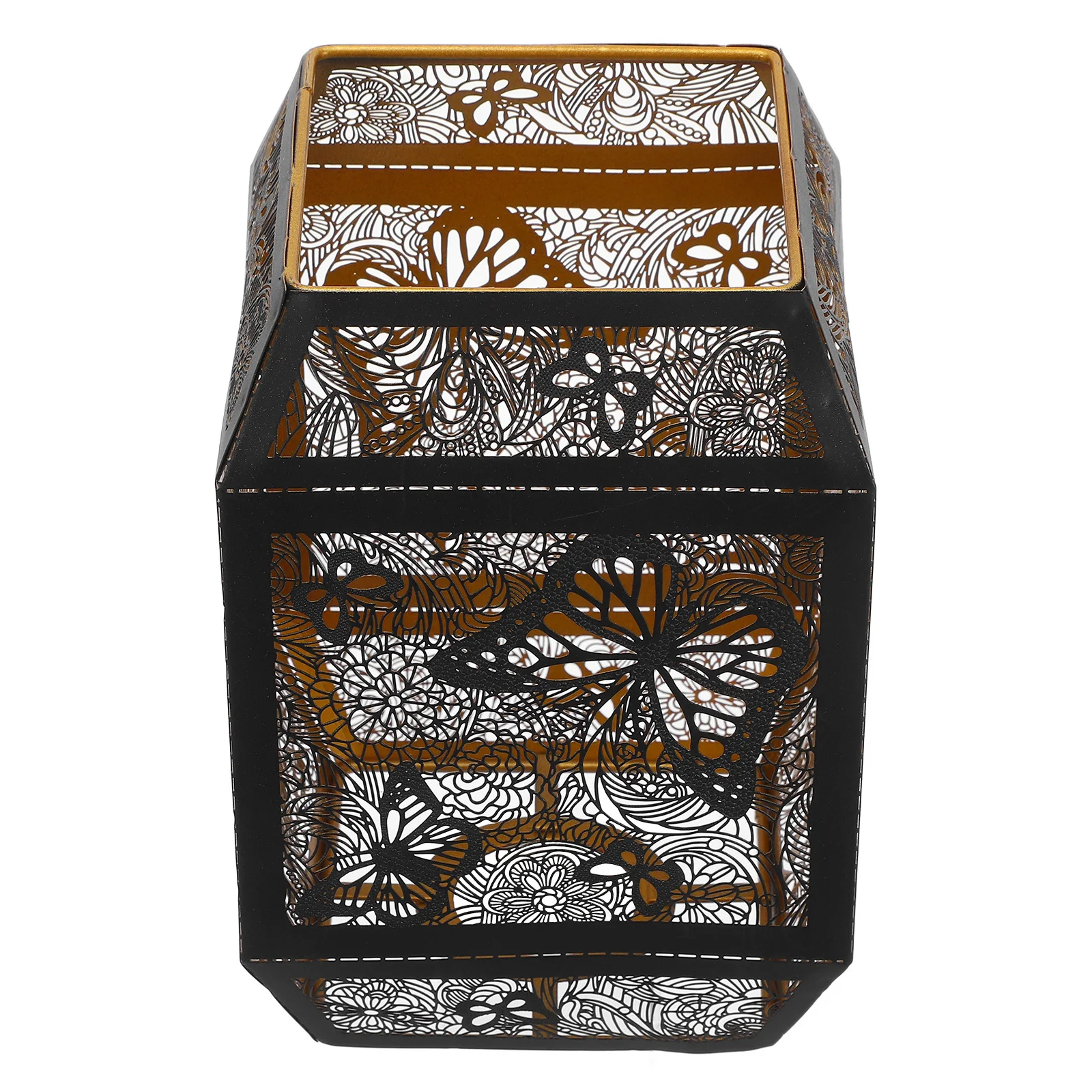 

Железный полый абажур, металлический абажур, бабочка, цветочный узор, держатель E27, декоративная крышка лампы, окружающее освещение